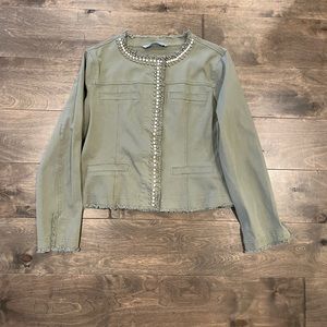 Arianna Pearl Studded Jacket